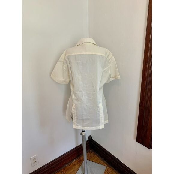 VTG Barong Tagalog Shirt Men’s SMALL Filipino Embroidered Ivory Button Shirt - Picture 10 of 12